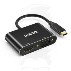 CHOETECH HUB-M17 USB-C TO HDMI VGA ADAPTER
