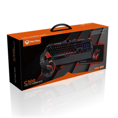 MEETION 4 IN 1 GAMING KIT C500 (KEYBOARD+MOUSE+HEADSET+PAD)