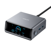 Anker Prime 250W GaN Desktop Charger – 6 Ports, Silver