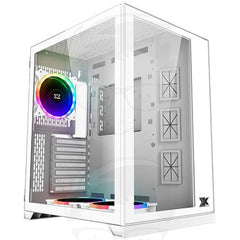 Xigmatek Aquarius S RGB Front & Left Tempered Glass - GAMING CASE 3 FAN WHITE