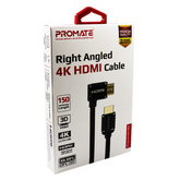 Promate ProLink4K1-300 Right Angle 4K HDMI Cable – Mesh Braided