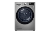 LG Heat Pump Condenser Dryer A+++, 9KG, Eco Hybrid, Drum Care, Drum LED, Silver - RH1077SVK.ASSPELF