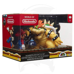 Nintendo Super Mario Bowser Vs Mario Diorama Figure