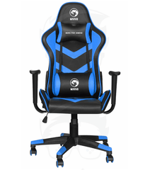 Marvo CH-106 Gaming Chair – 360° Swivel, Adjustable Backrest - BLUE