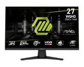 MSI MAG 274QF X24 27" WQHD Gaming Monitor – 240Hz, Rapid IPS, 0.5ms, Adaptive-Sync, Black