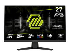 MSI MAG 274QF X24 27" WQHD Gaming Monitor – 240Hz, Rapid IPS, 0.5ms, Adaptive-Sync, Black