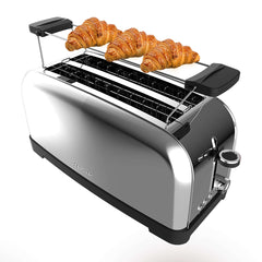 Cecotec Toaster, 7 Browning Levels, 2Slices, 1500Watts, Silver - 4822