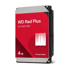 Western Digital 4TB WD Red Plus NAS Internal Hard Drive HDD 5400 RPM 256MB Cache