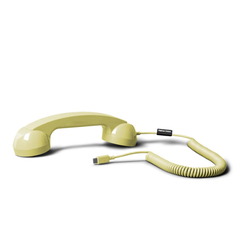 Native Union Pop Phone Alarm Retro Handset USB-C | lEMON