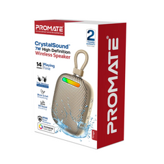 Promate Tingz CrystalSound 7W High-Definition Wireless Speaker - Titanium