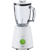 Braun Blender Specially Designed, 5Speeds with Pulse, 800Watts, White - JB3010 BL