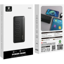 Lenyes PX135 10000mAh Power Bank, Dual Input (Type-C & Micro), 5V/2A Reliable Charging, Slim & Portable, Black - 18 Month Warranty