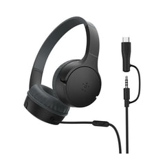 Belkin SoundForm Mini Wired On - Ear Headphones for Kids, headset