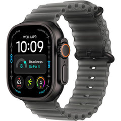 Apple Watch Ultra 4 GPS + Cellular 49Mm, Black Titanium Case, Translucent Black Ocean Band - MJAY4AF/A
