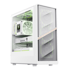 GAMEMAX AERIS 330 MW (WHITE) MATX GAMING CASE