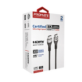Promate PrimeLink8K-300 Ultra High Speed HDMI Cable – 8K@60Hz, eARC