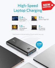 Anker PowerCore III Elite 25600 60W Power Bank + PowerPort III 65W Pod Bundle