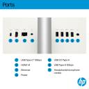 HP All-in-One Desktop AI 27-cr2039ne AIO PC (D2LG8EA), Intel Core Ultra 7 255U Up to 5.2GHz 12 Cores, 8GB DDR5 (Upgradable), 512GB SSD, 27" FHD IPS Touch, Wi-Fi 6, BT 5.4, w/ Keyboard & Mouse - Shell White