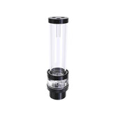 Bykski D5 Pump / 200mm PMMA Reservoir Combo - Black w/ 5v Addressable RGB (CP-NWD5-X-CT60-V3) | CP-NWD5-X-CT60-V3 200MM | - CompuMe