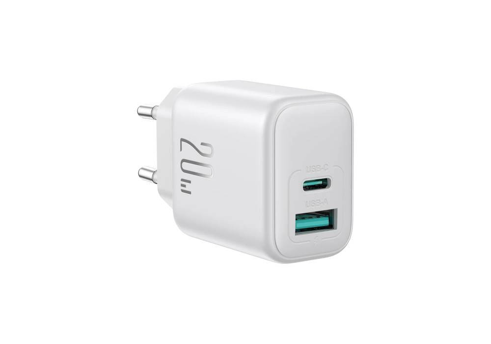 Joyroom JR-TCF21 20W Dual-Port (A+C) Charger / 18 Months Warranty