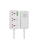 WiWU Wi-S005 Power Strip, 7 in One, 30W, 3 Sockets + 3 USB, 1 Type C - EU