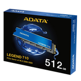 ADATA LEGEND 710 512GB PCIe Gen3 x4 M.2 2280 SSD