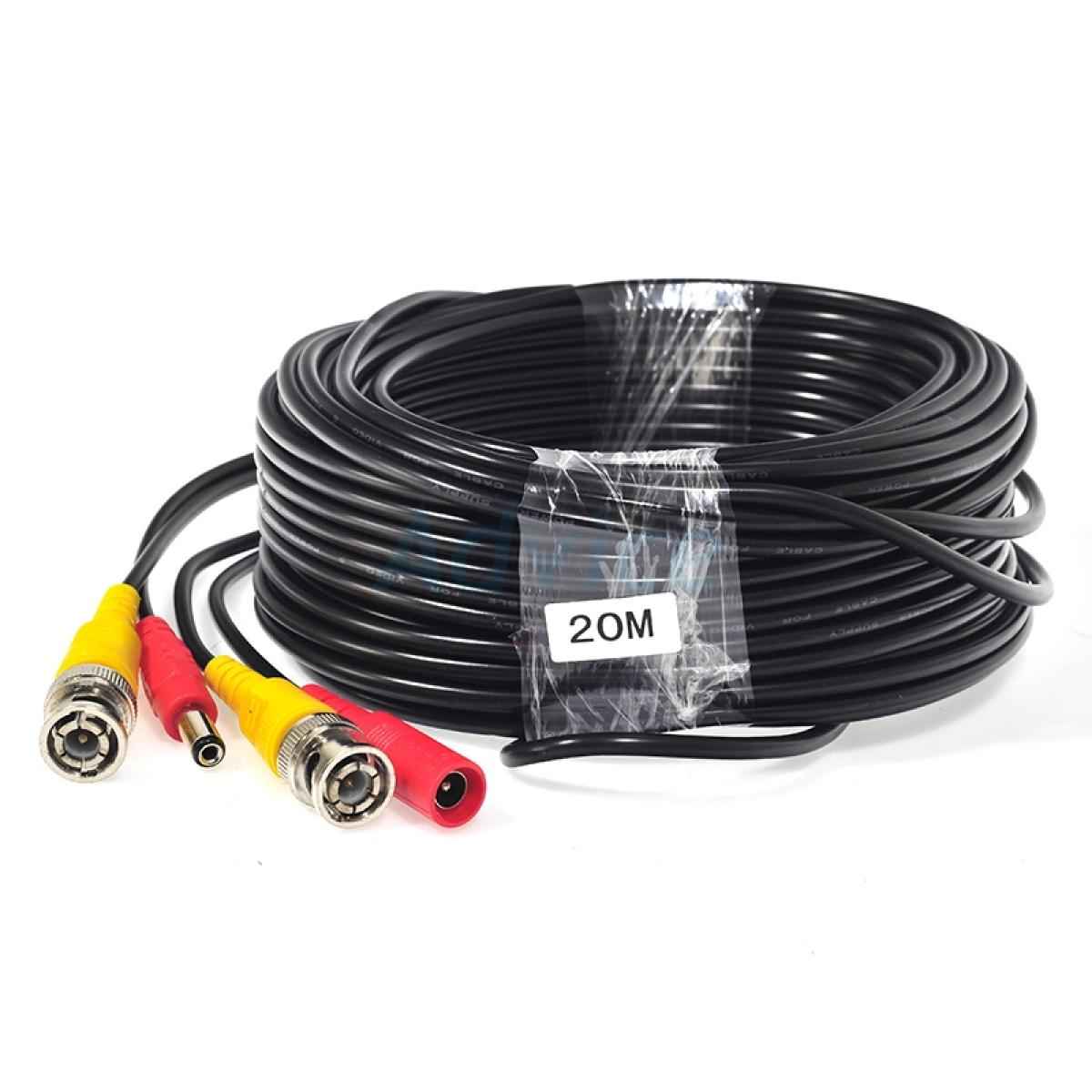 Coaxial Cable 20M With Power+ BNC