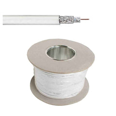 Coaxial RG59 Cable 200m without Power- White