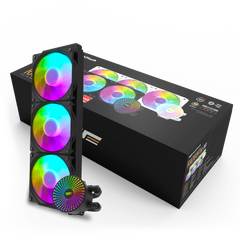 DarkFlash Radiant DC360 ARGB Liquid CPU Cooler Black