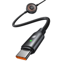 Mcdodo CA-258 - 2‑in‑1 USB‑C Cable with Apple Watch Magnetic Charger, 60W Fast Charging, Nylon Braid, 1.5m Length, Aluminum Alloy Build - 18 Month Warranty