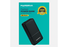 MARSRIVA 20000mAh Fashion Power Bank - Black