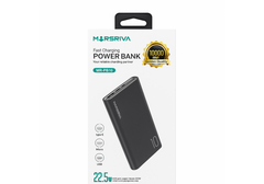 MARSRIVA 10000mAh Fast Charging 22.5W Power Bank - Black