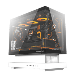 DARKFLASH FLOATRON F1 M-ATX White PC Gaming Case
