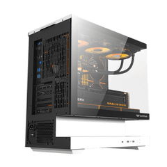 DARKFLASH FLOATRON F1 M-ATX White PC Gaming Case