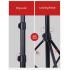 Jmary KP-2206 Camera and Mobile Tripod & Selfie Stick Extendable Cell Phone Tripod Stand With Mobile Holder