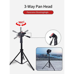 Jmary KP-2206 Camera and Mobile Tripod & Selfie Stick Extendable Cell Phone Tripod Stand With Mobile Holder