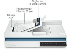 HP SCANJET PRO 2600 F1 Scanner Fast 2-Sided up to 25 ppm Scanning & Auto Document Feeder