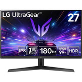 Lg Ultragear 27gs50f 27" Full Hd Gaming 180hz 1ms Hdr10 Amd Freesync 3 Side Virtually Borderless Design W/ 2x Hdmi, Displayport Black