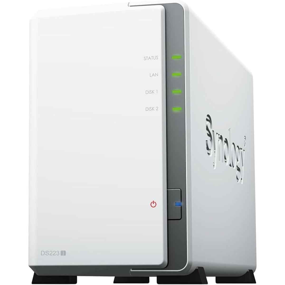 Synology Diskstation Ds223j 2 Bay Diskless Nas W/ Realtek Rtd1619b 4 Core Cpu & 1gb Ddr4 Ram