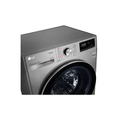 LG Front Load Washing Machine A+++, 8KG, 1400RPM, 13Programes, Spa Steam, Platinum Silver - F4V5TYP2P.SPTPEL
