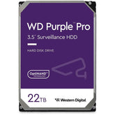 Western Digital 22tb Wd Purple Pro Surveillance Hdd Sata 6 Gb/s 7200 Rpm 512 Mb Cache