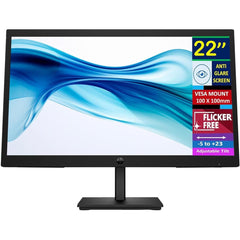 Hp Series 3 Pro 322pv 22" Full Hd 75hz Anti Glare, Flicker Free Low Blue Light W/ Hdmi & Vga Interface , Black - CompuMe