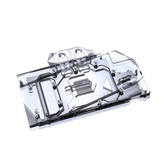 Bykski Full Coverage GPU Water Block and Backplate for MSI RTX 3070 VENTUS (N-MS3070VES-X). 5v Addressable RGB (RBW) Transparent | N-MS3070VES-X | - CompuMe