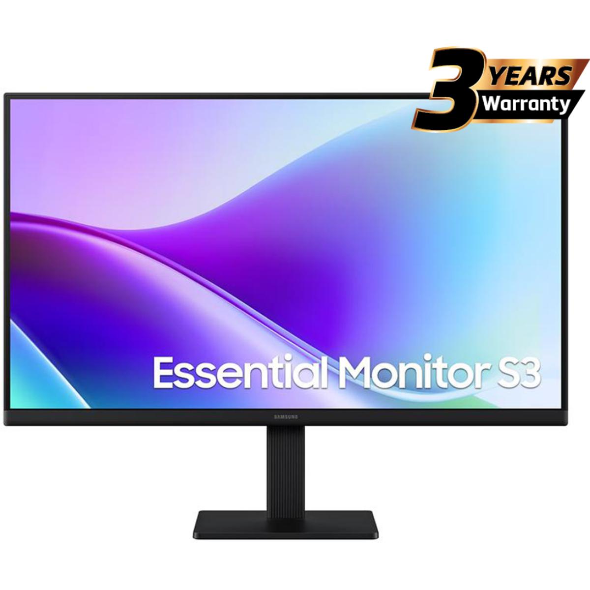 Samsung S3 Essential (F320) 24" Full-HD, IPS Flat Monitor, 120Hz, 5MS (GTG), Super Slim Design, Eye Saver Mode & Less Screen Flickering | LS24F320GAMXUE | Samsung S3 Essential (F320) 24" Full-HD, IPS Flat Monitor, 120Hz, 5MS (GTG), Super Slim Design, Eye Saver Mode & Less Screen Flickering | LS24F320GAMXUE |
