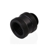 Bykski G 1/4in. Male/Female Extension Coupler, 15MM extension seat G1/4 female threaded extension, Black (B-EXJ-15)