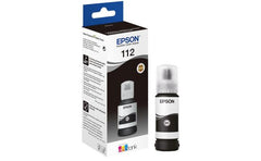 Genuine Epson 112 EcoTank Ink Bottle 127ml Cartridge Pigment - Black
