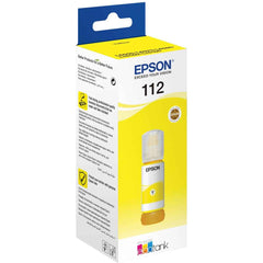 Genuine Epson 112 Ecotank Ink Bottle 70ml Cartridge Pigment Yellow