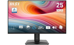 MSI Pro MP251 E2 25" IPS Full HD 120Hz 1ms HDR Ready EyesErgo Anti-Flicker Less Blue Light Eye-Q Check w/ Speakers , VGA & Display Port & HDMI - Black