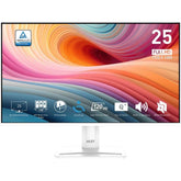 MSI Pro MP251W E2 25" IPS Full HD 120Hz 1ms HDR Ready EyesErgo Anti-Flicker Less Blue Light Eye-Q Check VGA & Display Port & HDMI - White