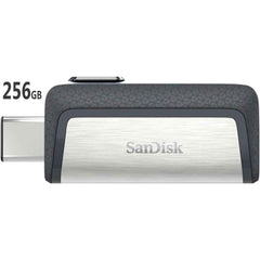 Sandisk Ultra 256gb Dual Usb Type C & Usb Flash Drive, Speed Upto 150mbps For Easily Free Up Space On Your Iphone 15 Plus/pro/max Or Usb Type C Smartphone